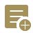 icon symbolizing submit a ticket: document with a plus sign